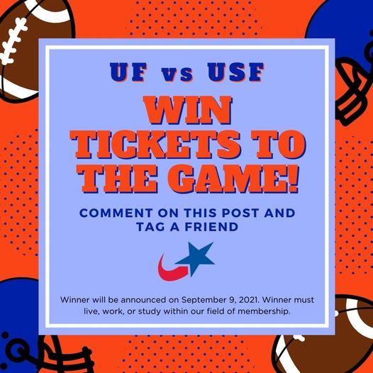 UF vs FSU Football Tickets Giveaway (September 7)