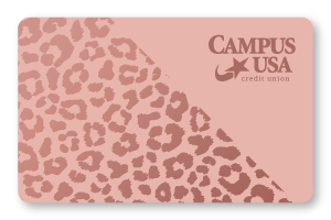 Pink Leopard Debit Card Design