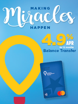 Making Miracles Happen: 4.9% APR(1) for 12 months Balance Transfer