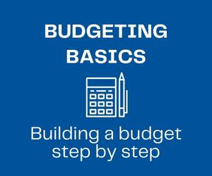 Budgeting Basics. Building a budget - step by step