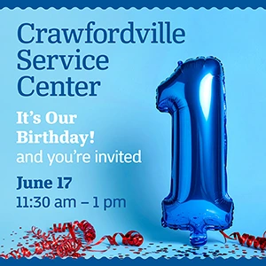 Crawfordville Service Center: It's Our Birthday! and you're invited | June 17, 11:30 a.m. - 1 p.m.